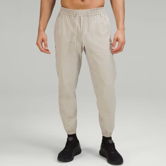 Lululemon License to Train Jogger Raw Linen Size Medium - Picture 1 of 5